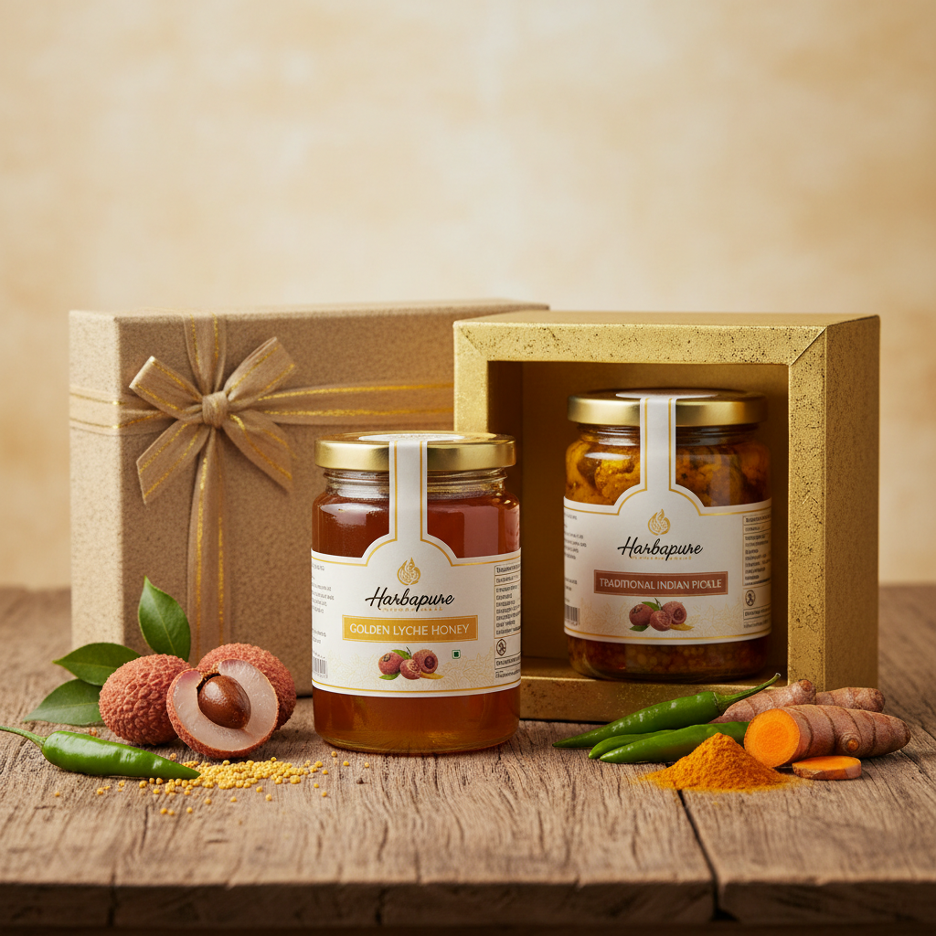 Harbapure Honey and Pickle Combo Pack